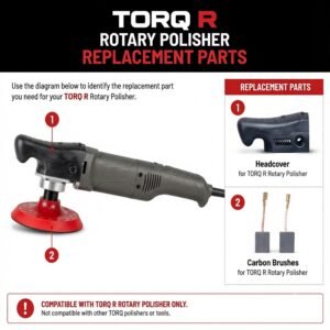 TORQ R Rotary Polisher Replacement Parts